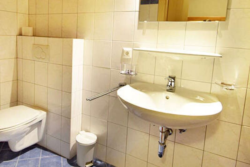 Badezimmer mit WC im Nogglerhof